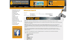 Desktop Screenshot of lubricantsonline.co.za